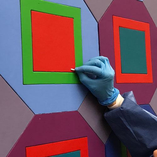 Restauration tableaux réparer nettoyer Vannes Morbihan France