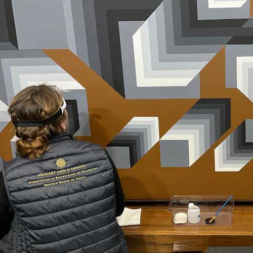 Restauration tableaux réparer nettoyer Vannes Morbihan France