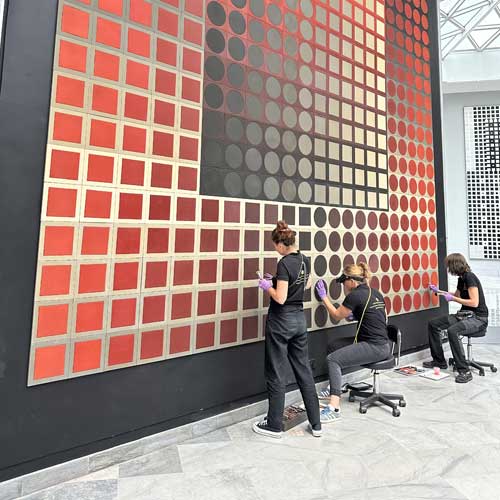 Restauration tableaux réparer nettoyer Vannes Morbihan France