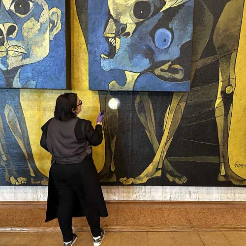 Restauration tableaux réparer nettoyer Vannes Morbihan France