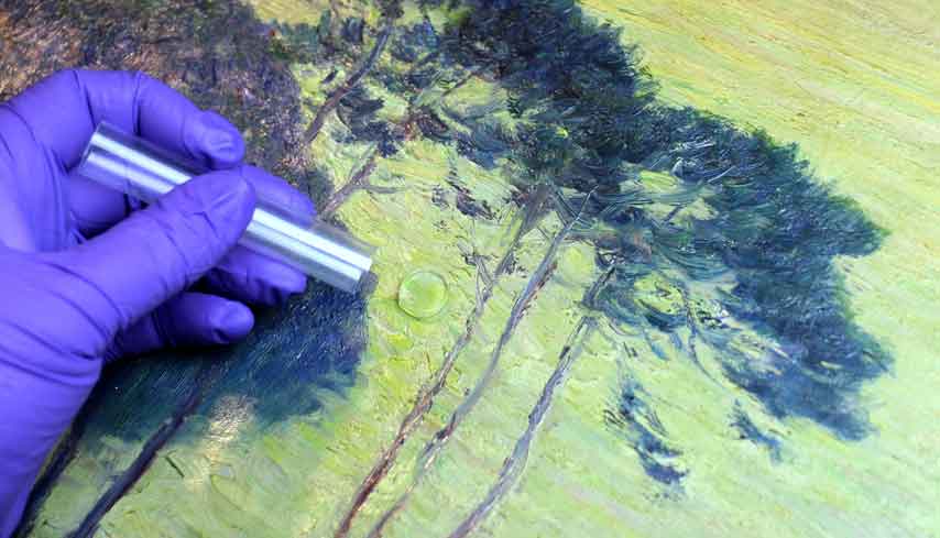 Restauration tableaux réparer nettoyer Vannes Morbihan France